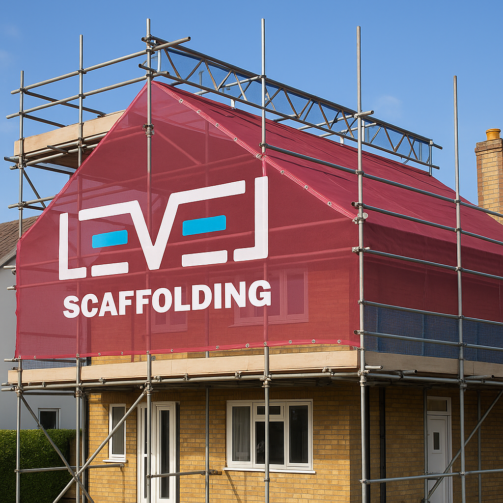 Roofing Works Scaffolding